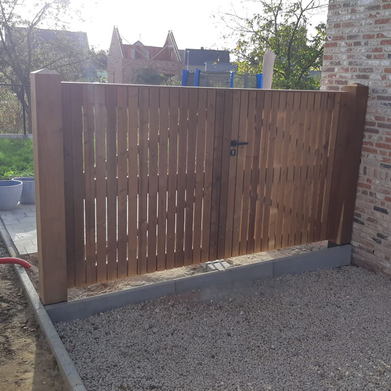 Houten poort