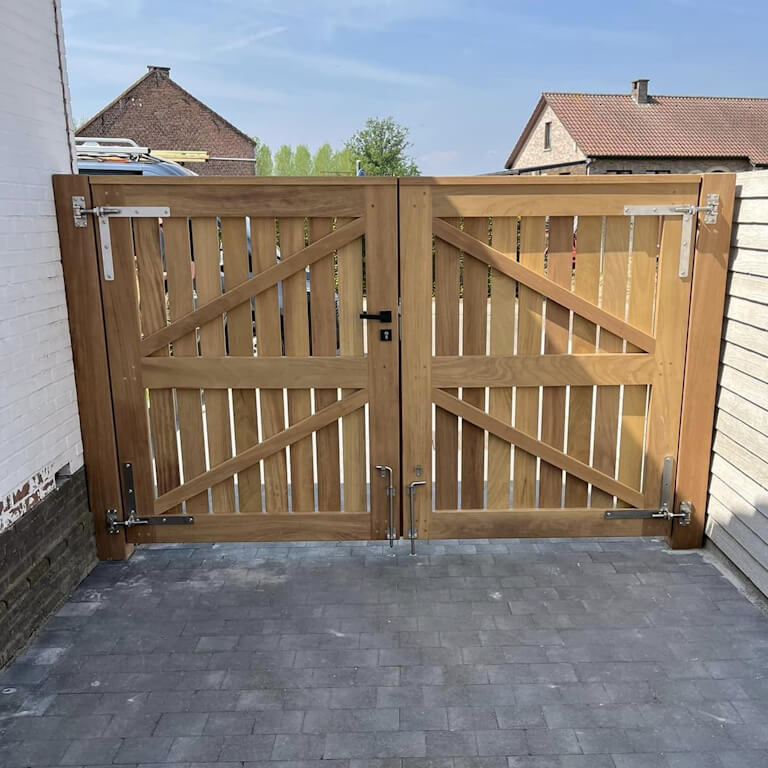 Houten poort