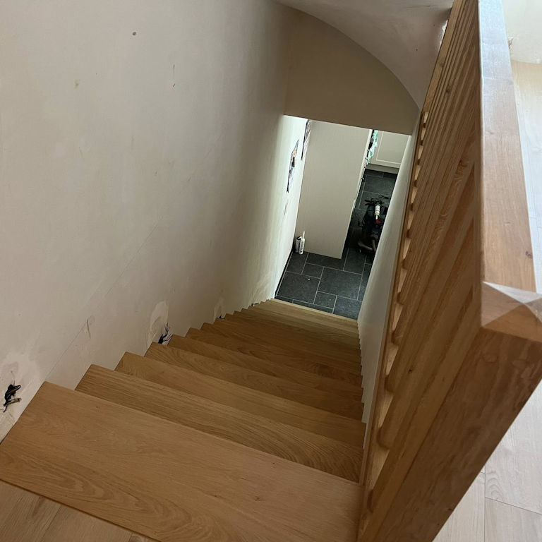 Trap met balustrade